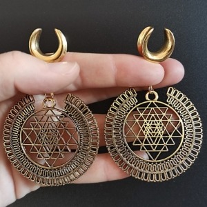 Sri Yantra Saddle Hangers