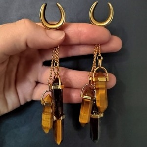 Tigereye Rain Saddle Hangers