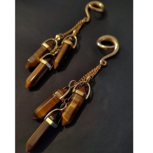 Tigereye Rain Hangers / Earweights